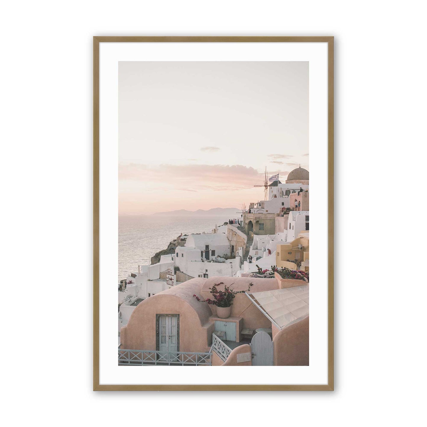 [Color:Brushed Gold] Picture of art in a Brushed Gold frame