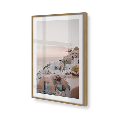 [Color:Brushed Gold] Picture of art in a Brushed Gold frame of the corner