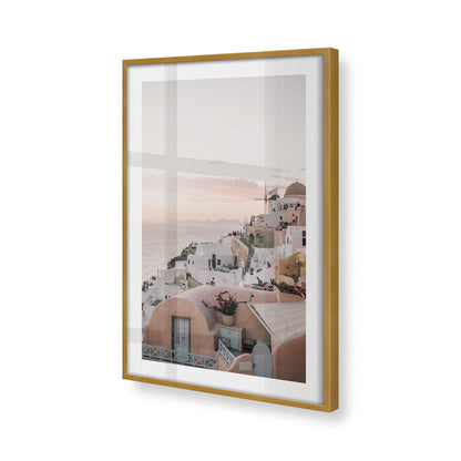 [Color:Polished Gold] Picture of art in a Polished Gold frame of the corner