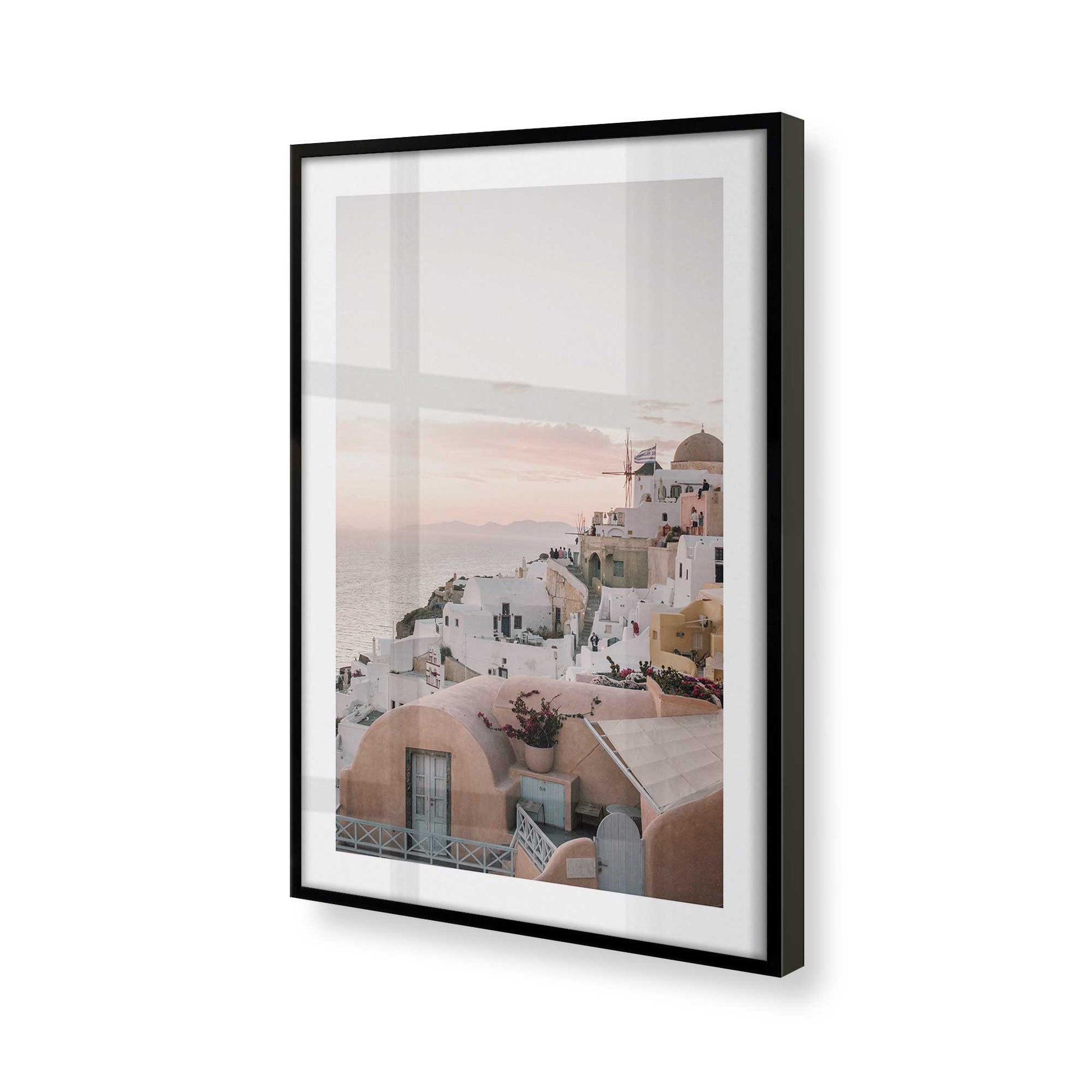 [Color:Satin Black] Picture of art in a Satin Black frame of the corner