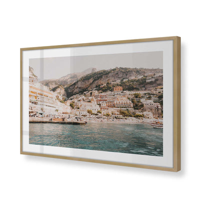 [Color:Brushed Gold] Picture of art in a Brushed Gold frame of the corner