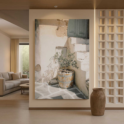 [Color:Stretched Canvas], Picture of art in a room
