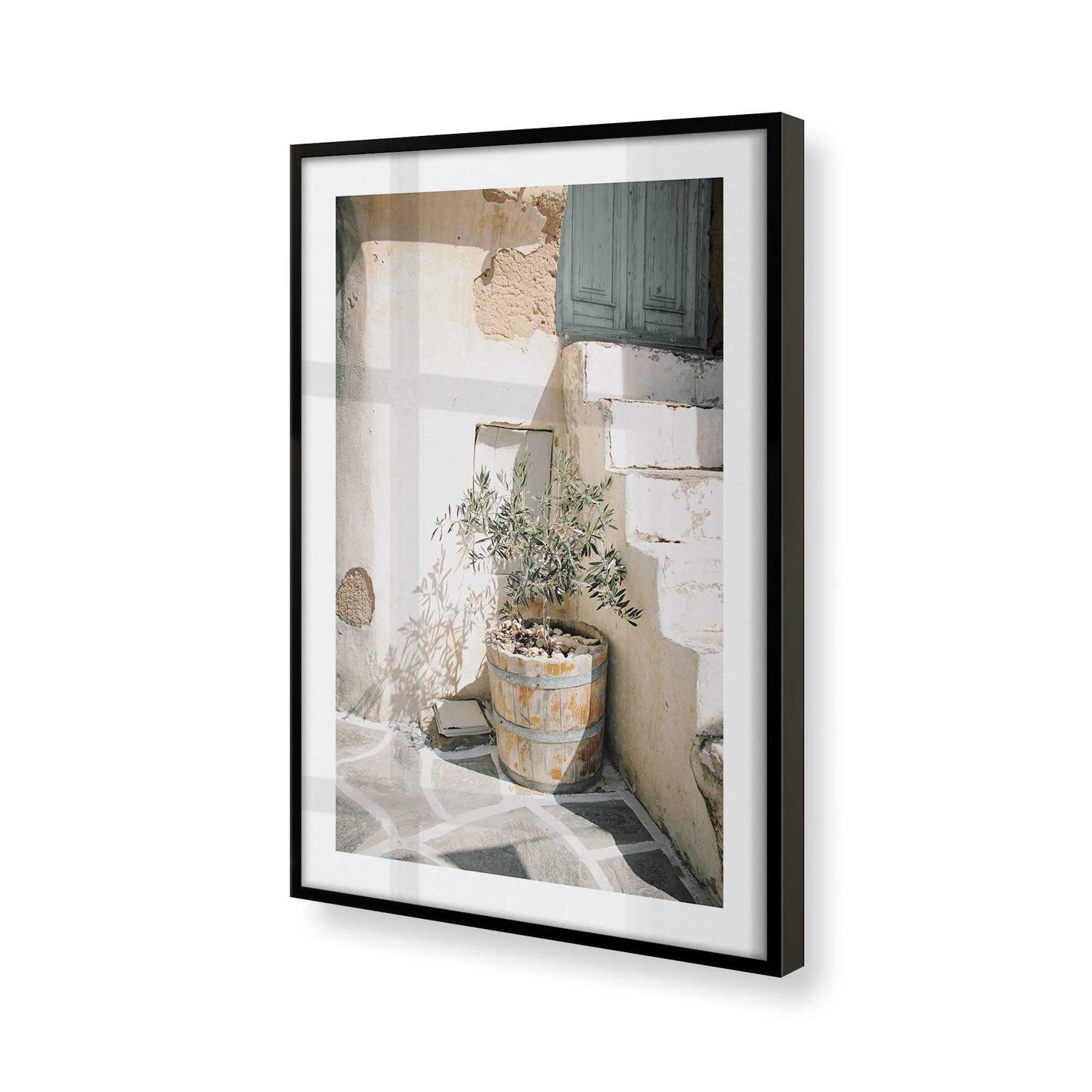 [Color:Satin Black] Picture of art in a Satin Black frame of the corner