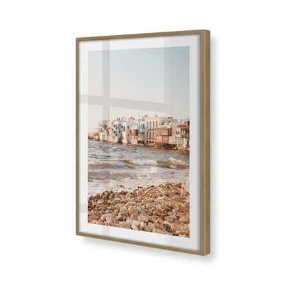 [Color:Brushed Gold] Picture of art in a Brushed Gold frame of the corner