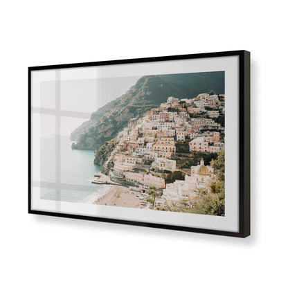 [Color:Satin Black] Picture of art in a Satin Black frame of the corner