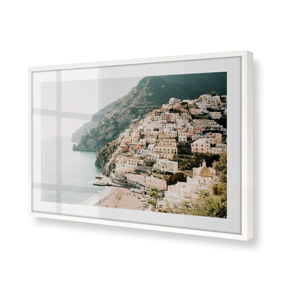 [Color:Opaque White] Picture of art in a Opaque White frame of the corner