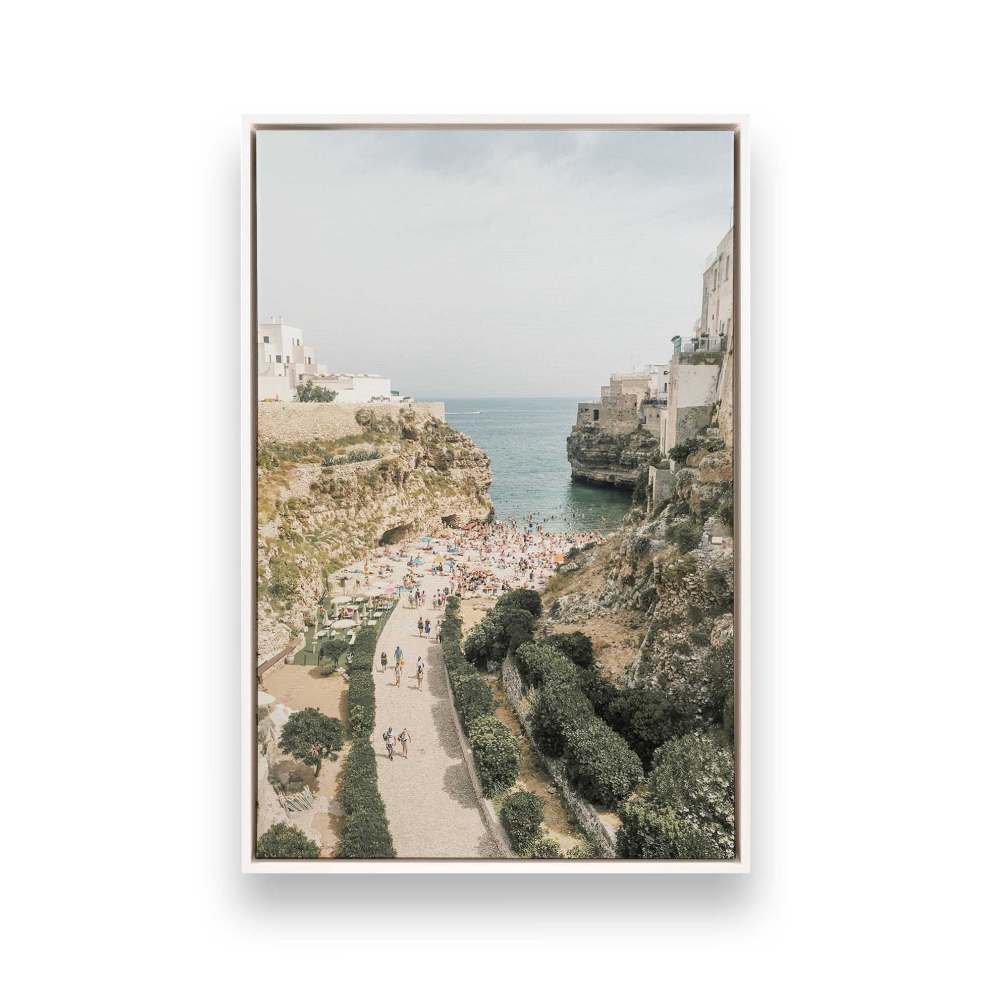 [Color:Opaque White] Picture of art in a White frame