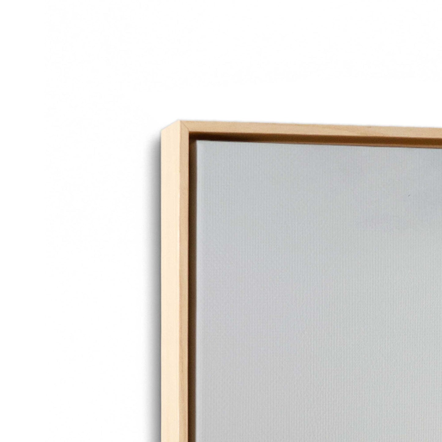 [Color:American Maple] Picture of art in a American Maple frame at an angle