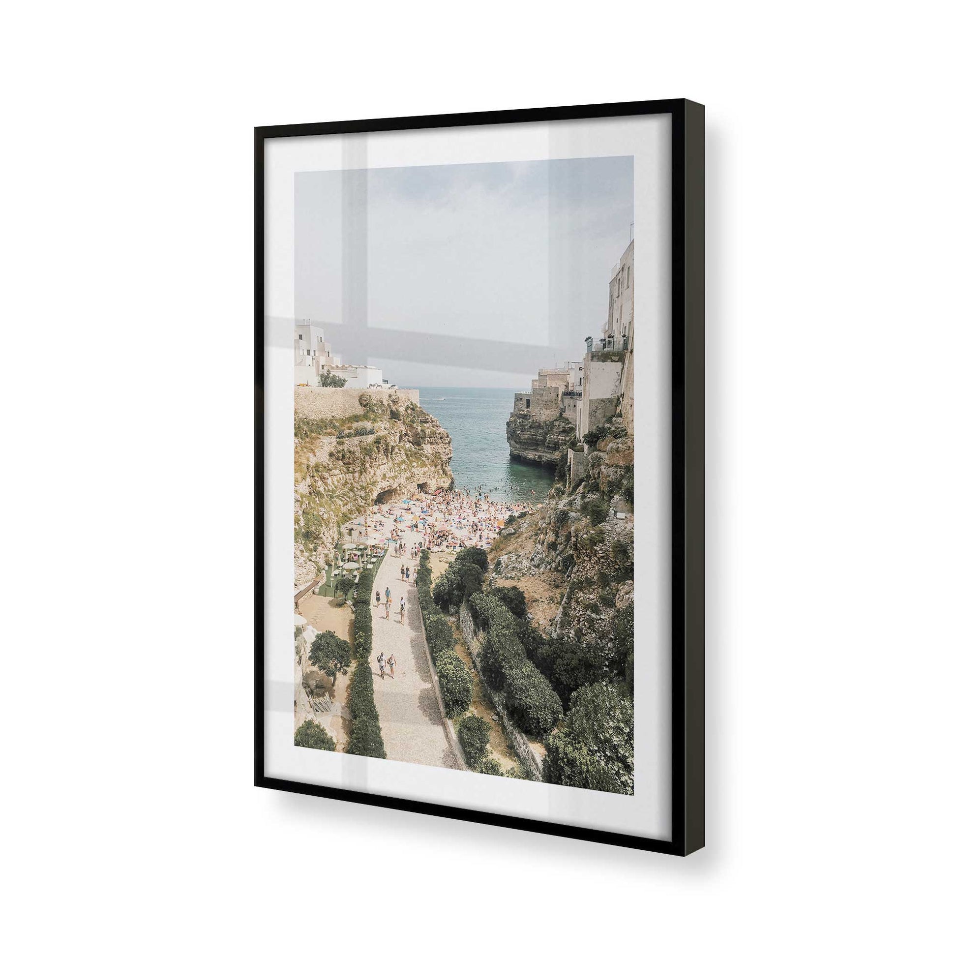 [Color:Satin Black] Picture of art in a Satin Black frame of the corner