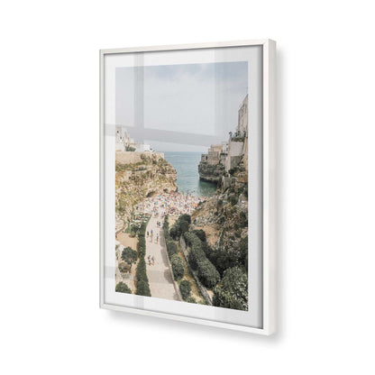 [Color:Opaque White] Picture of art in a Opaque White frame of the corner