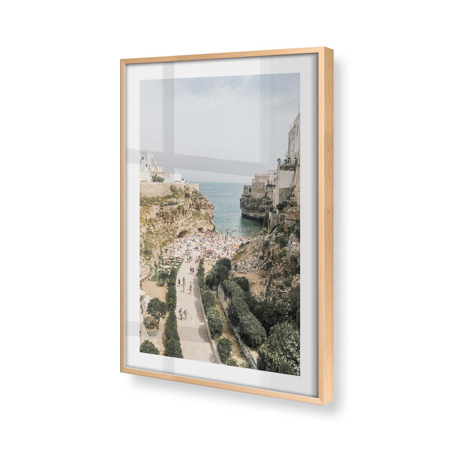 [Color:Raw Maple] Picture of art in a Raw Maple frame of the corner