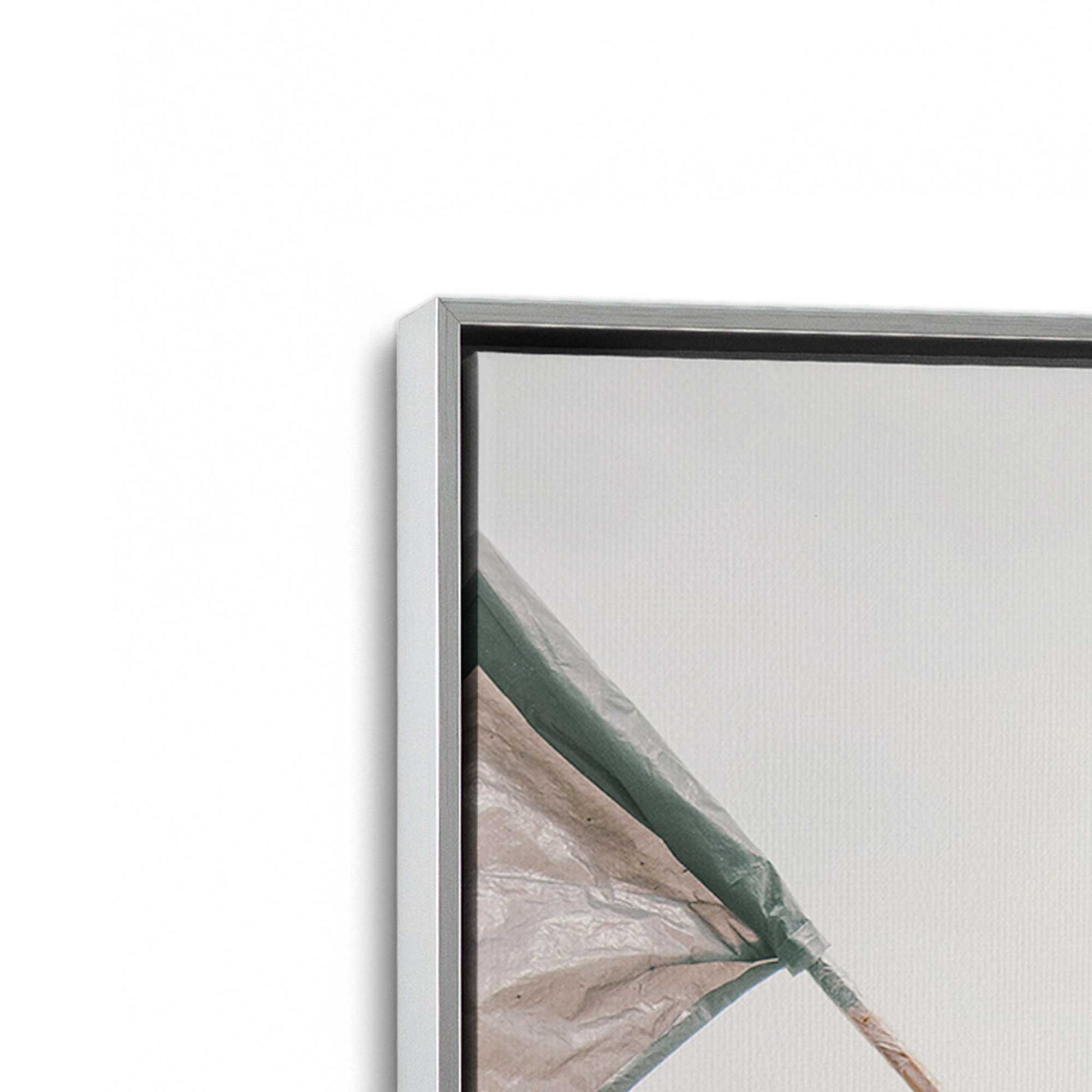 [Color:Polished Chrome] Picture of art in a Polished Chrome frame at an angle