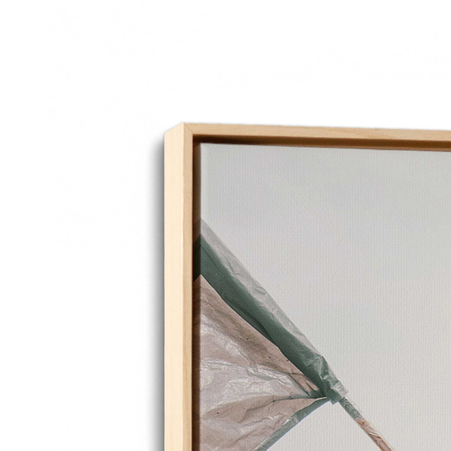 [Color:American Maple] Picture of art in a American Maple frame at an angle