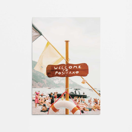 Positano Welcome Promotional Rolled Print