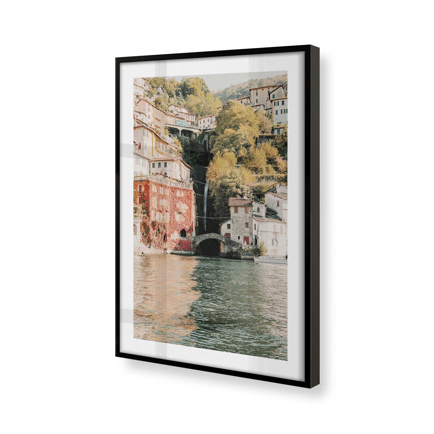 [Color:Satin Black] Picture of art in a Satin Black frame of the corner