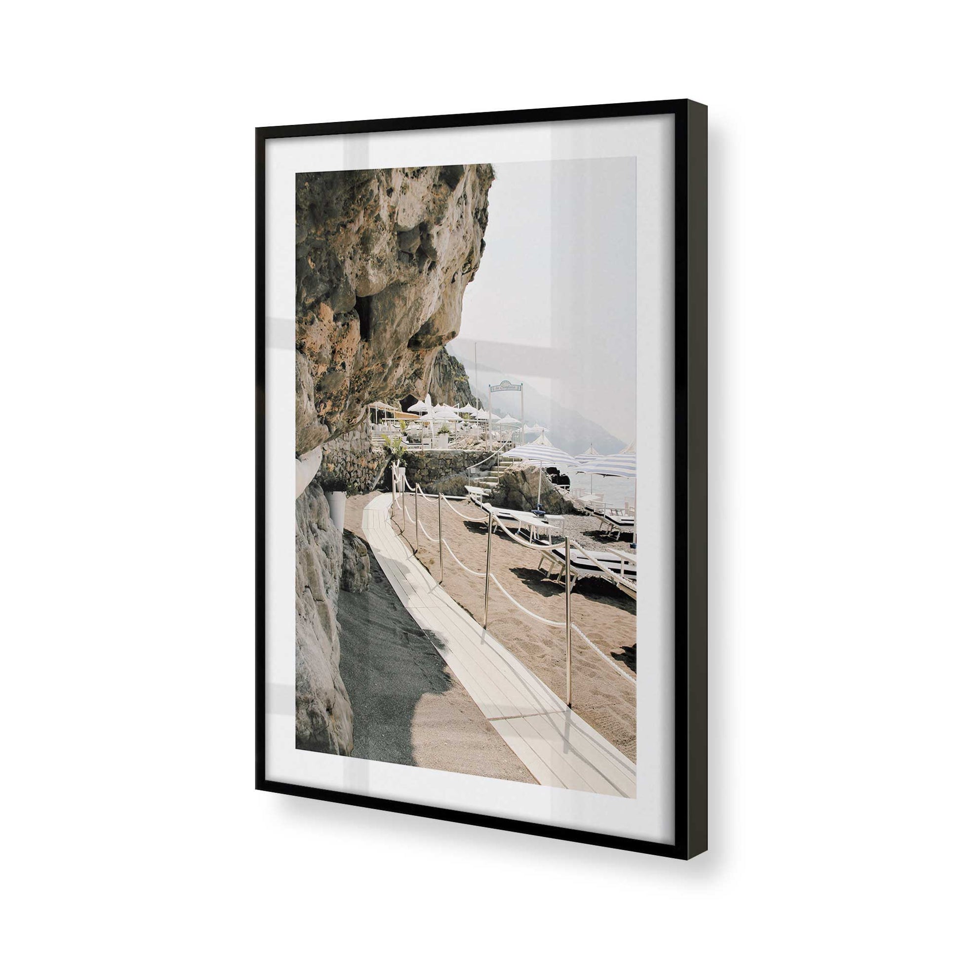 [Color:Satin Black] Picture of art in a Satin Black frame of the corner