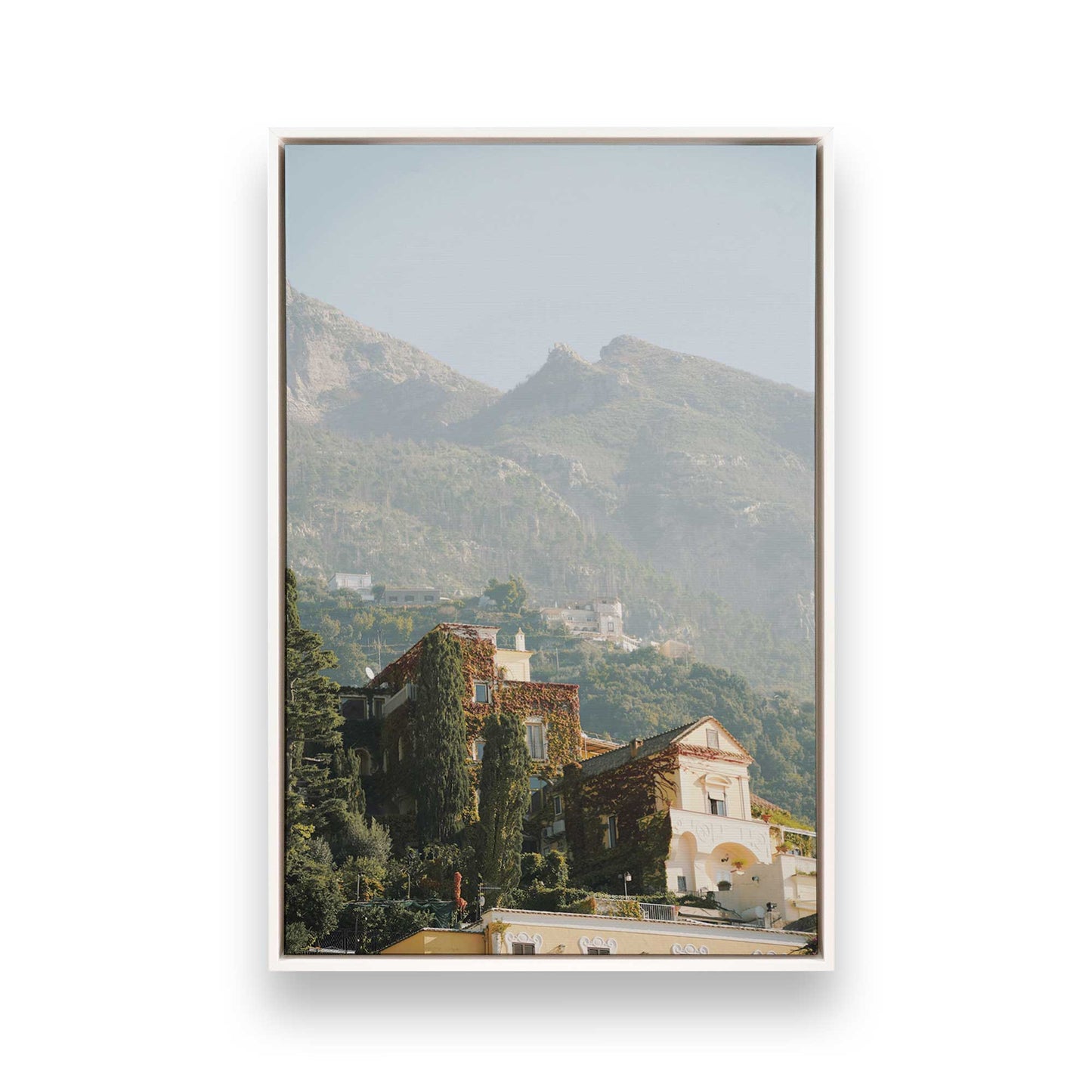 [Color:Opaque White] Picture of art in a White frame