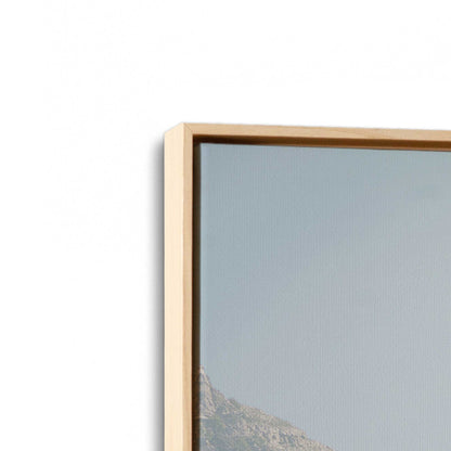 [Color:American Maple] Picture of art in a American Maple frame at an angle