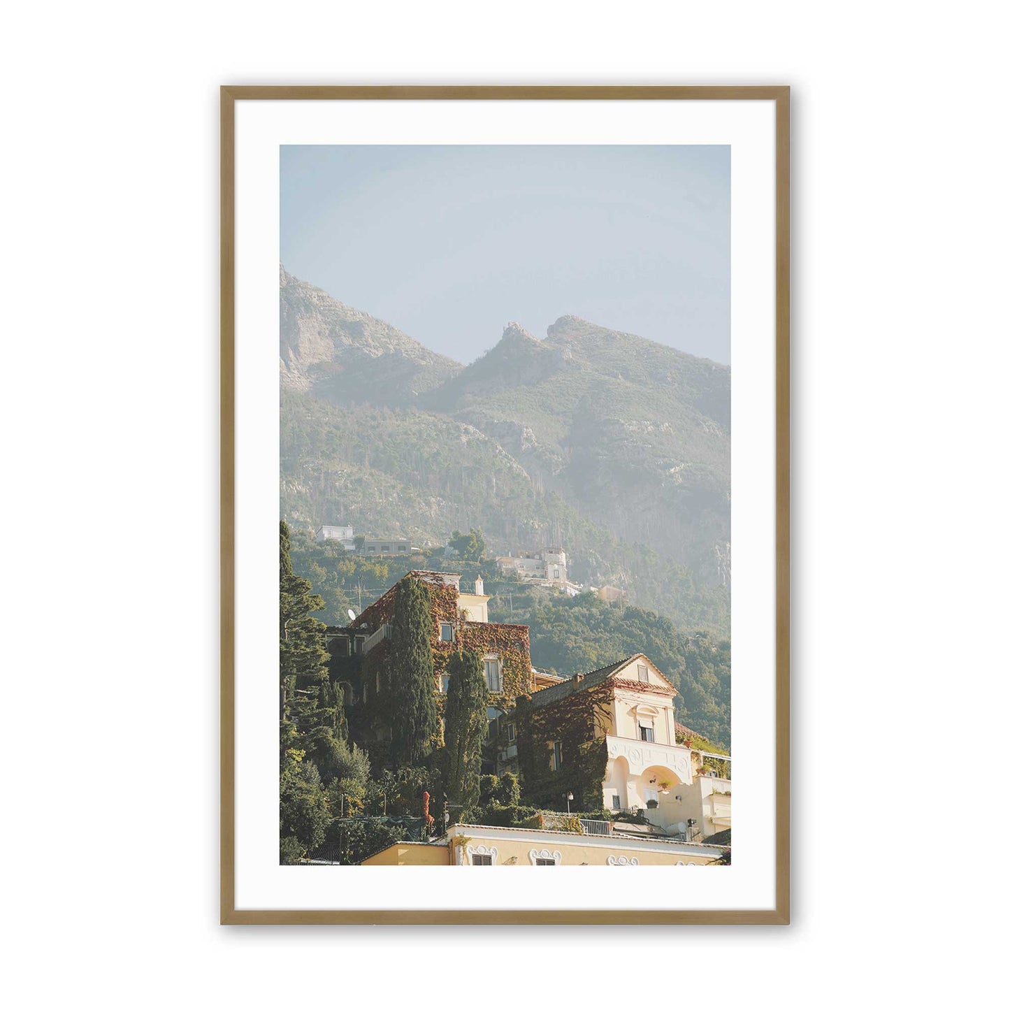 [Color:Brushed Gold] Picture of art in a Brushed Gold frame