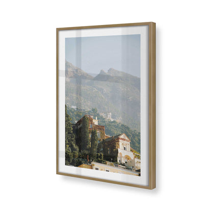 [Color:Brushed Gold] Picture of art in a Brushed Gold frame of the corner