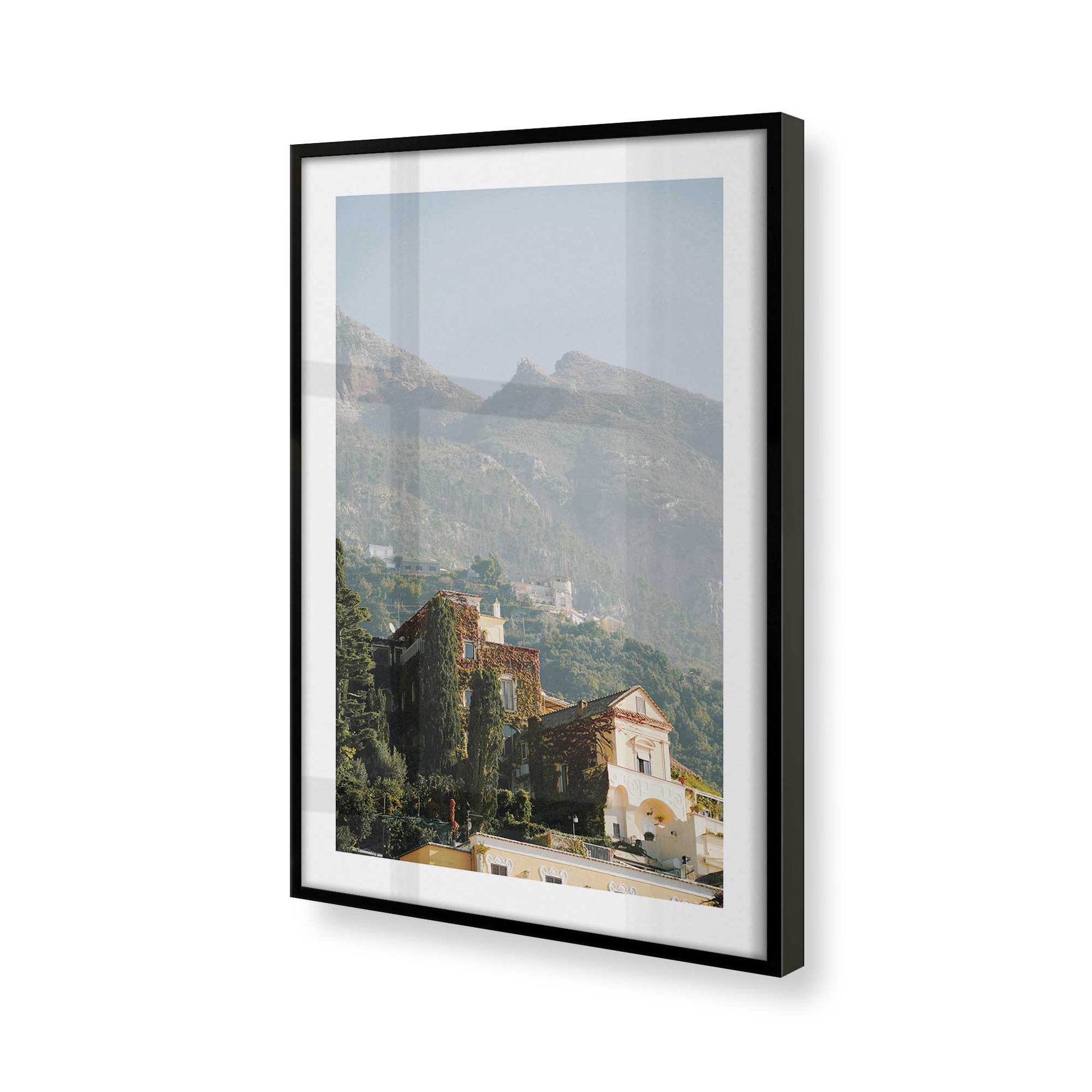 [Color:Satin Black] Picture of art in a Satin Black frame of the corner