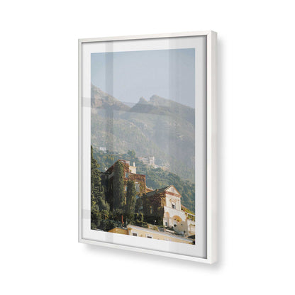 [Color:Opaque White] Picture of art in a Opaque White frame of the corner