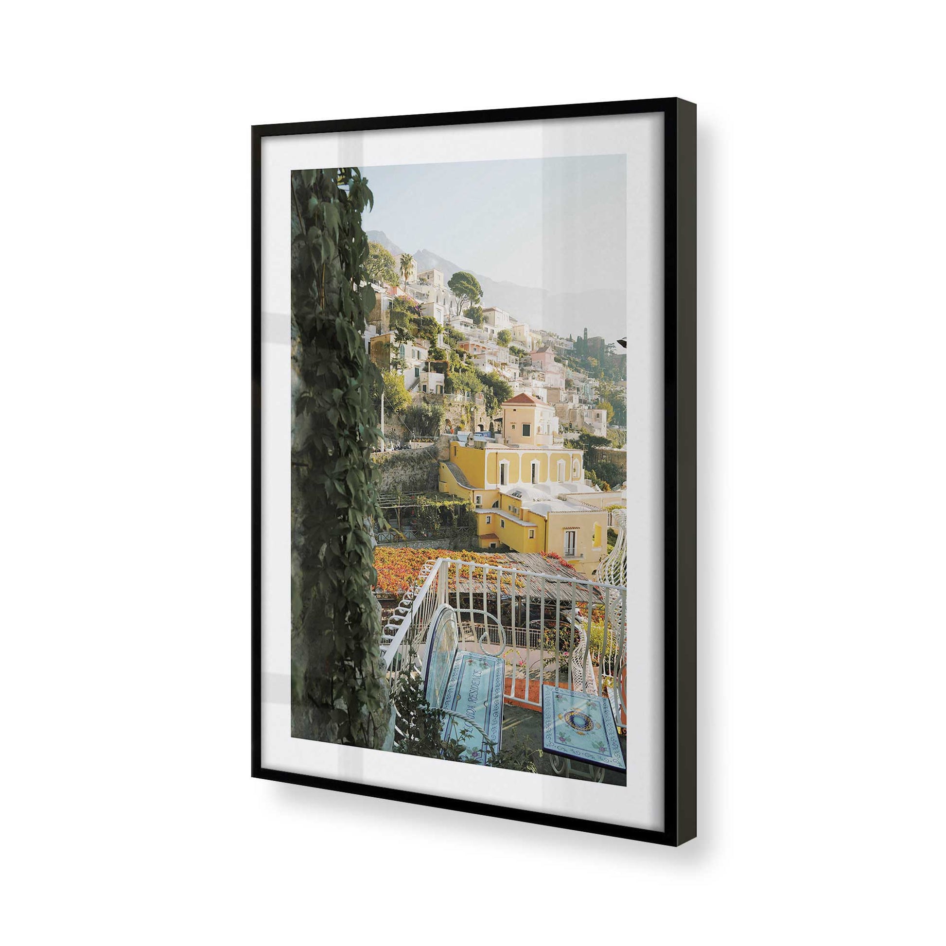 [Color:Satin Black] Picture of art in a Satin Black frame of the corner