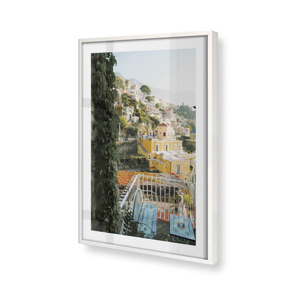 [Color:Opaque White] Picture of art in a Opaque White frame of the corner