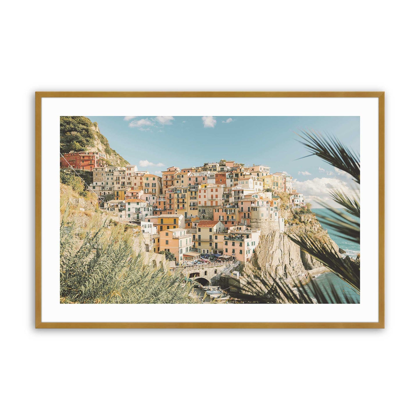 [Color:Polished Gold] Picture of art in a Polished Gold frame