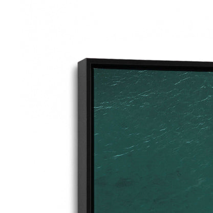 [Color:Satin Black] Picture of art in a Satin Black frame at an angle