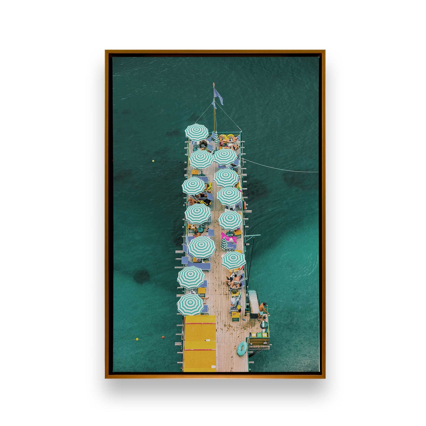 [Color:Polished Gold] Picture of art in a Polished Gold frame