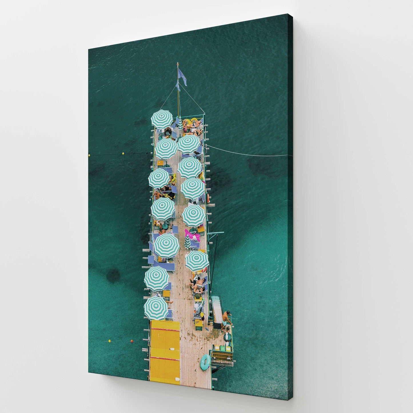 [Color:Stretched Canvas], Picture of art at an angle