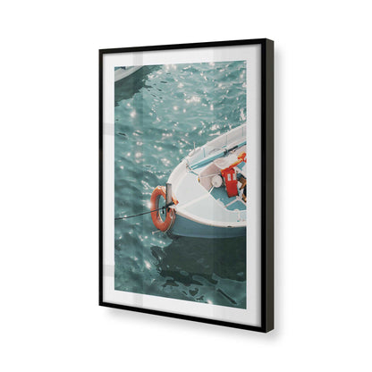 [Color:Satin Black] Picture of art in a Satin Black frame of the corner