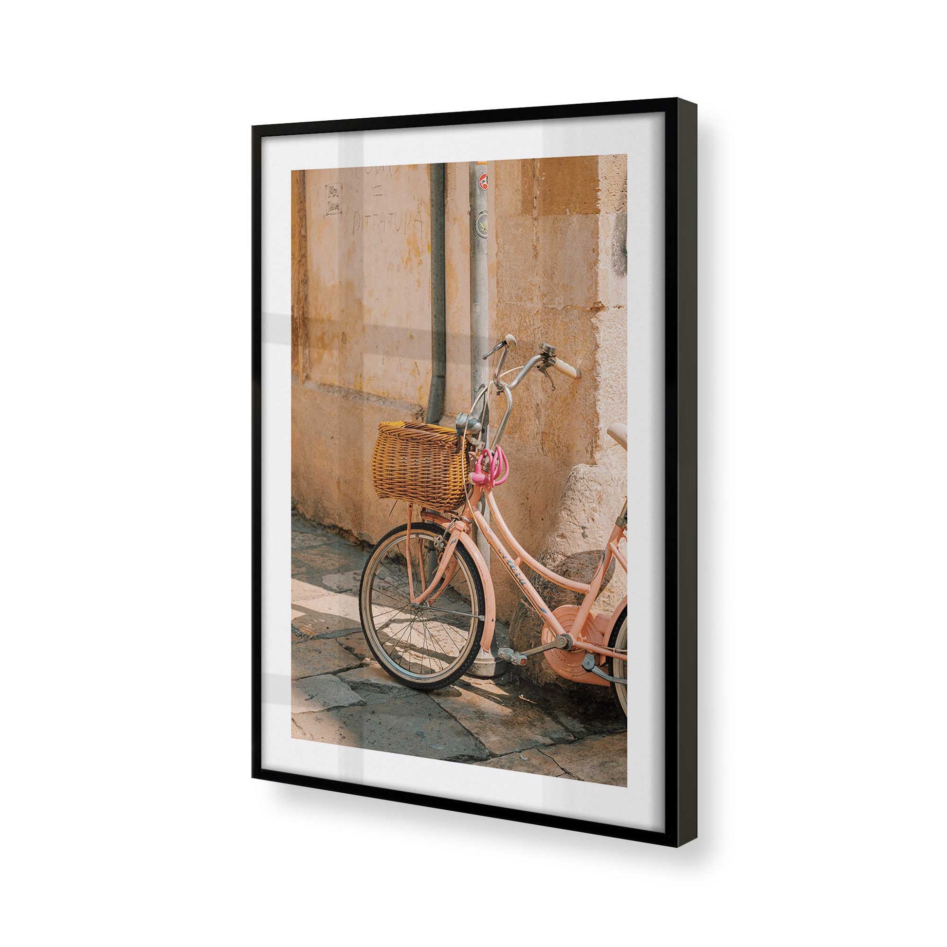 [Color:Satin Black] Picture of art in a Satin Black frame of the corner