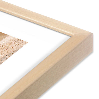 [Color:Raw Maple] Picture of art in a Raw Maple frame at an angle