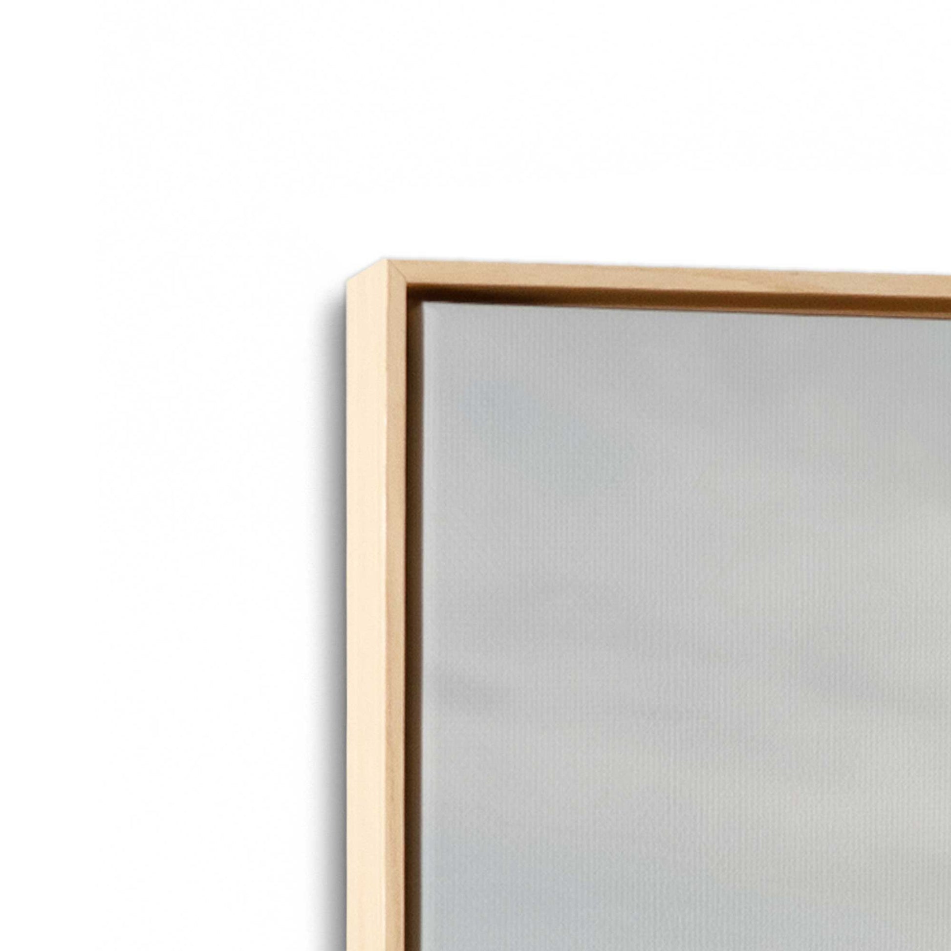 [Color:American Maple] Picture of art in a American Maple frame at an angle