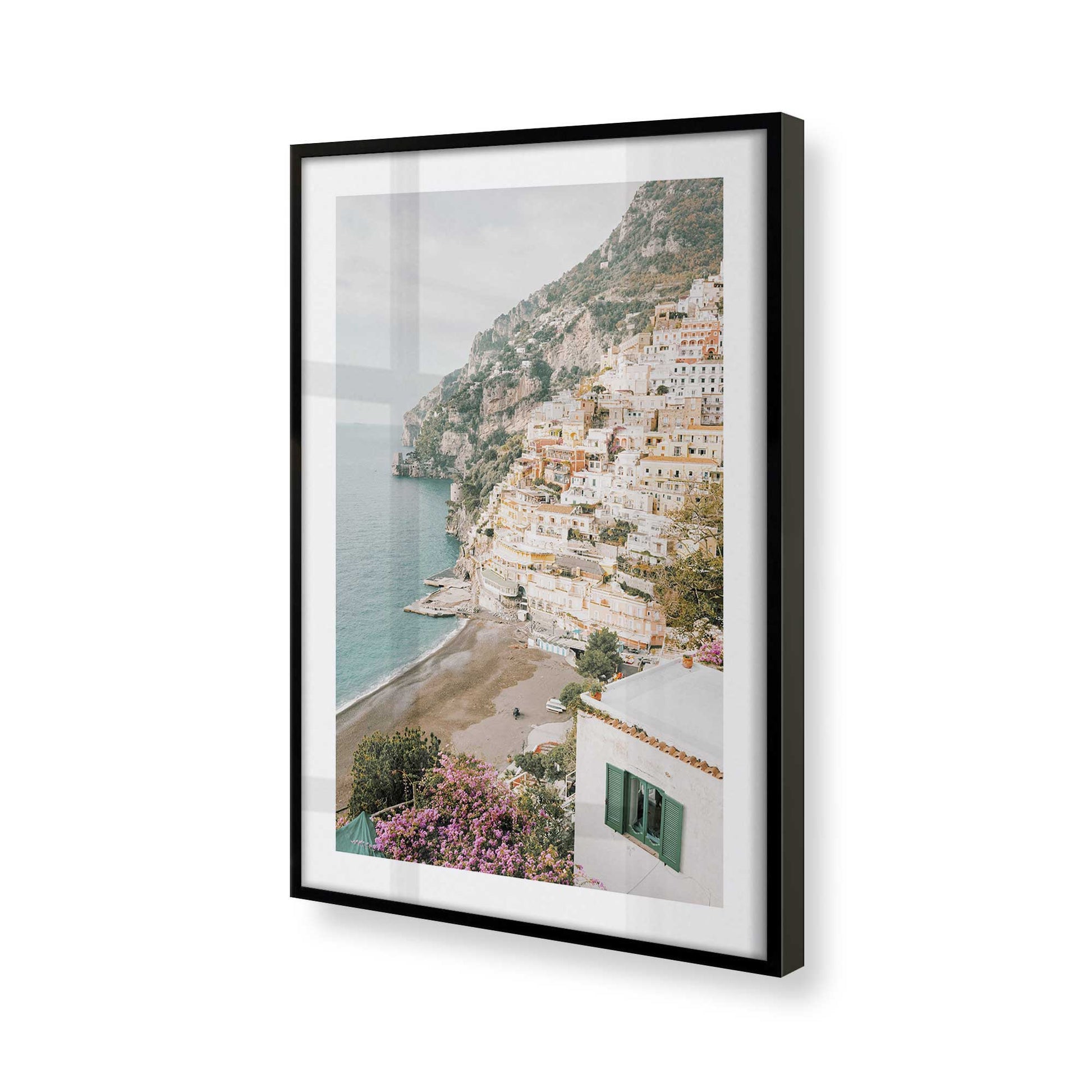 [Color:Satin Black] Picture of art in a Satin Black frame of the corner