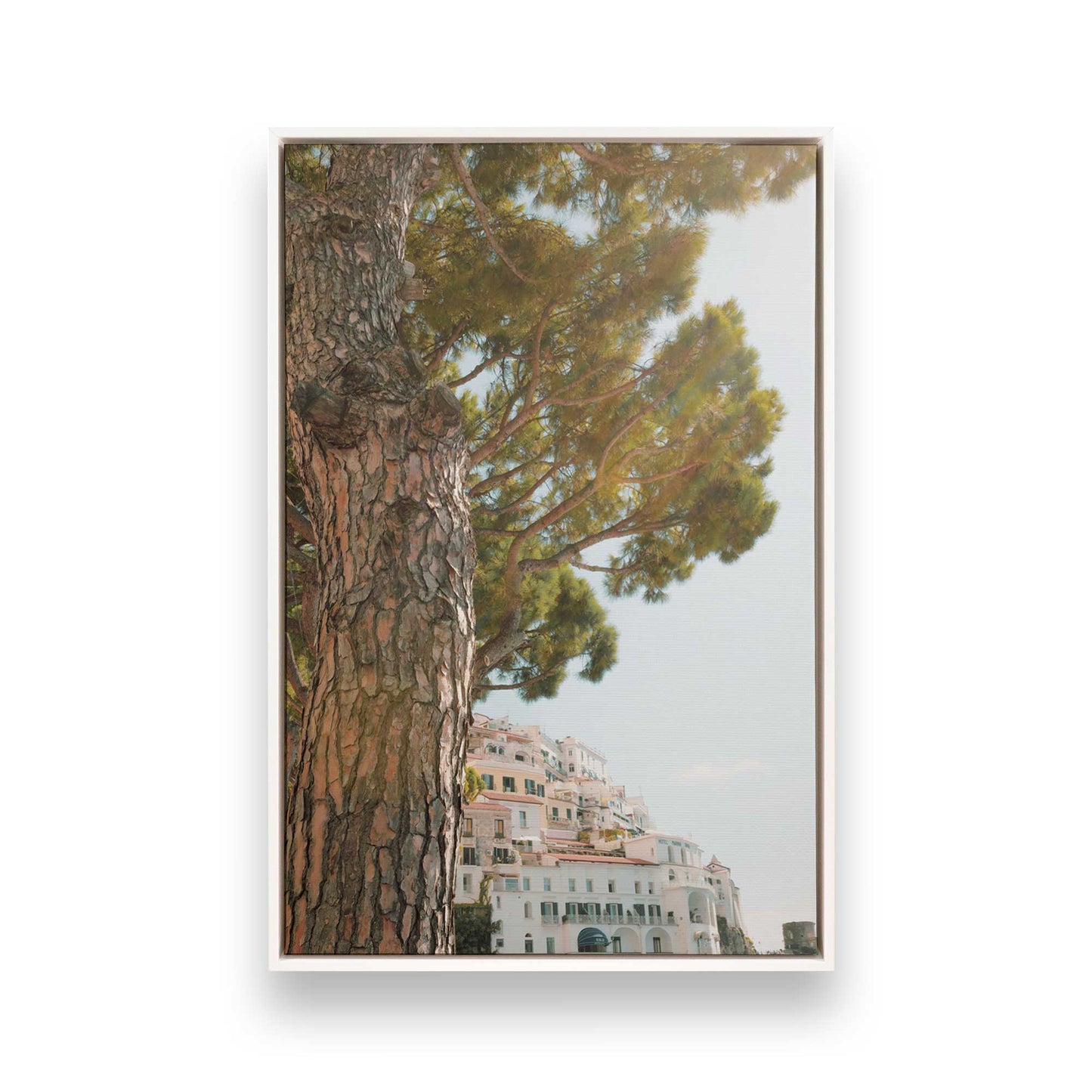 [Color:Opaque White] Picture of art in a White frame