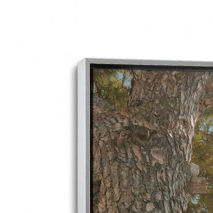 [Color:Polished Chrome] Picture of art in a Polished Chrome frame at an angle