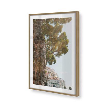 [Color:Brushed Gold] Picture of art in a Brushed Gold frame of the corner