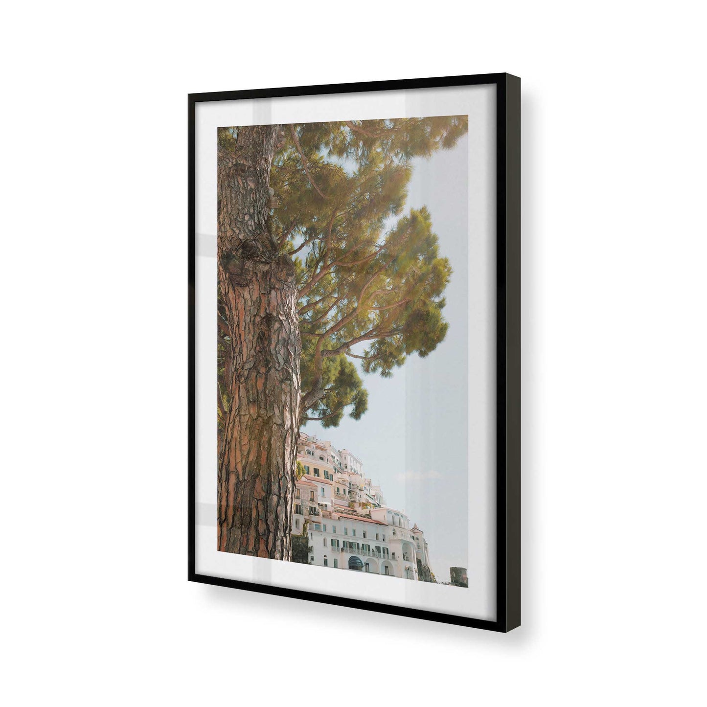 [Color:Satin Black] Picture of art in a Satin Black frame of the corner