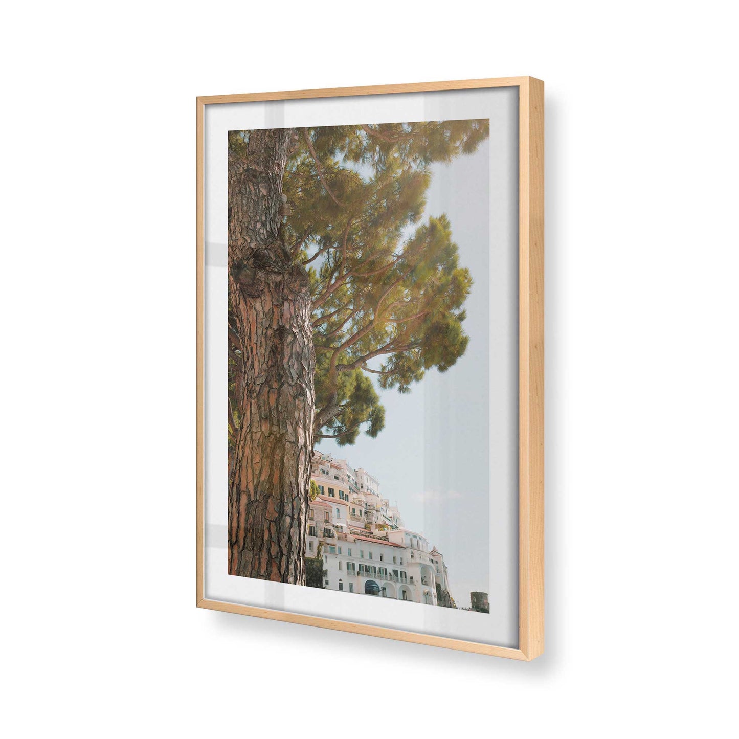 [Color:Raw Maple] Picture of art in a Raw Maple frame of the corner