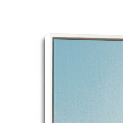 [Color:Opaque White] Picture of art in a White frame at an angle