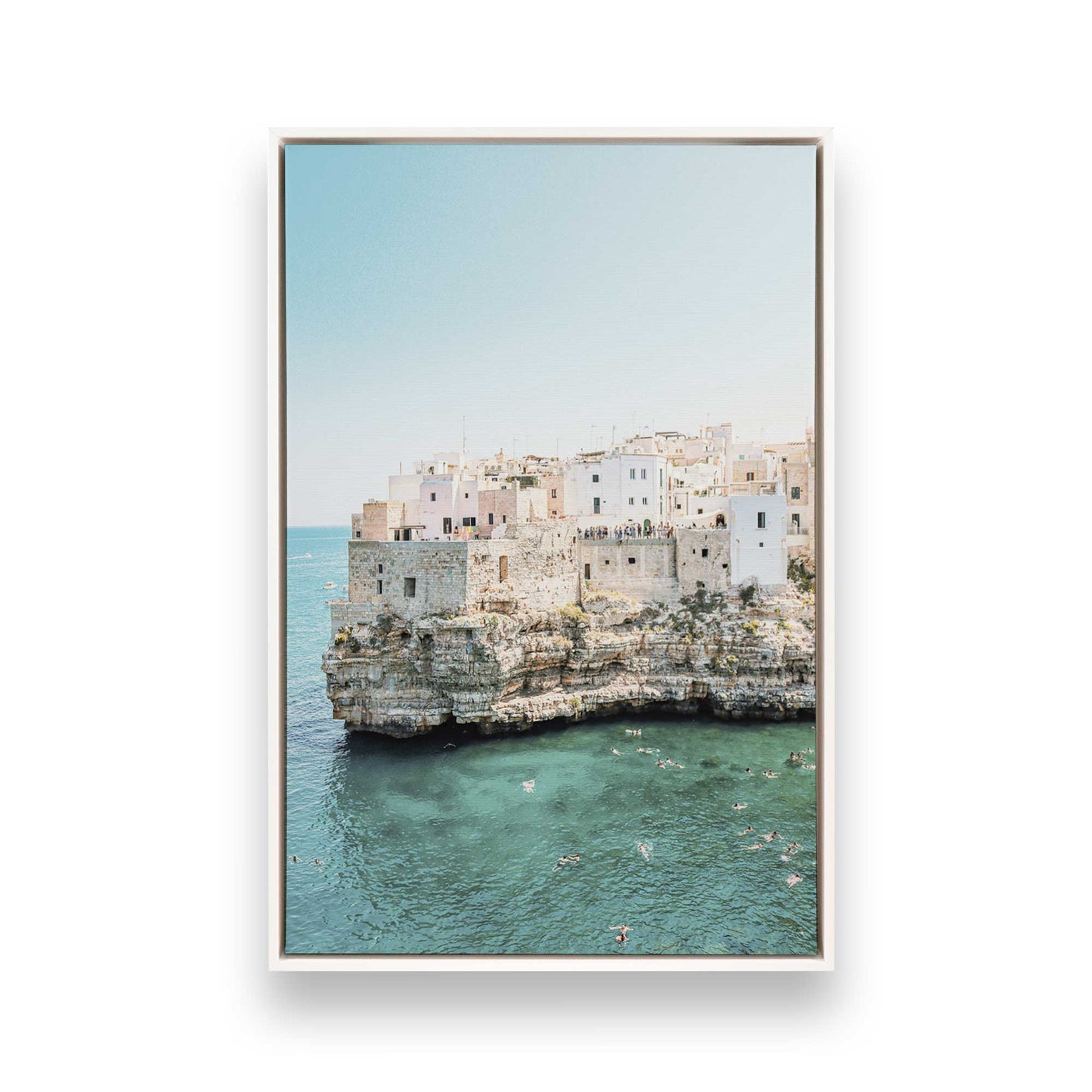 [Color:Opaque White] Picture of art in a White frame