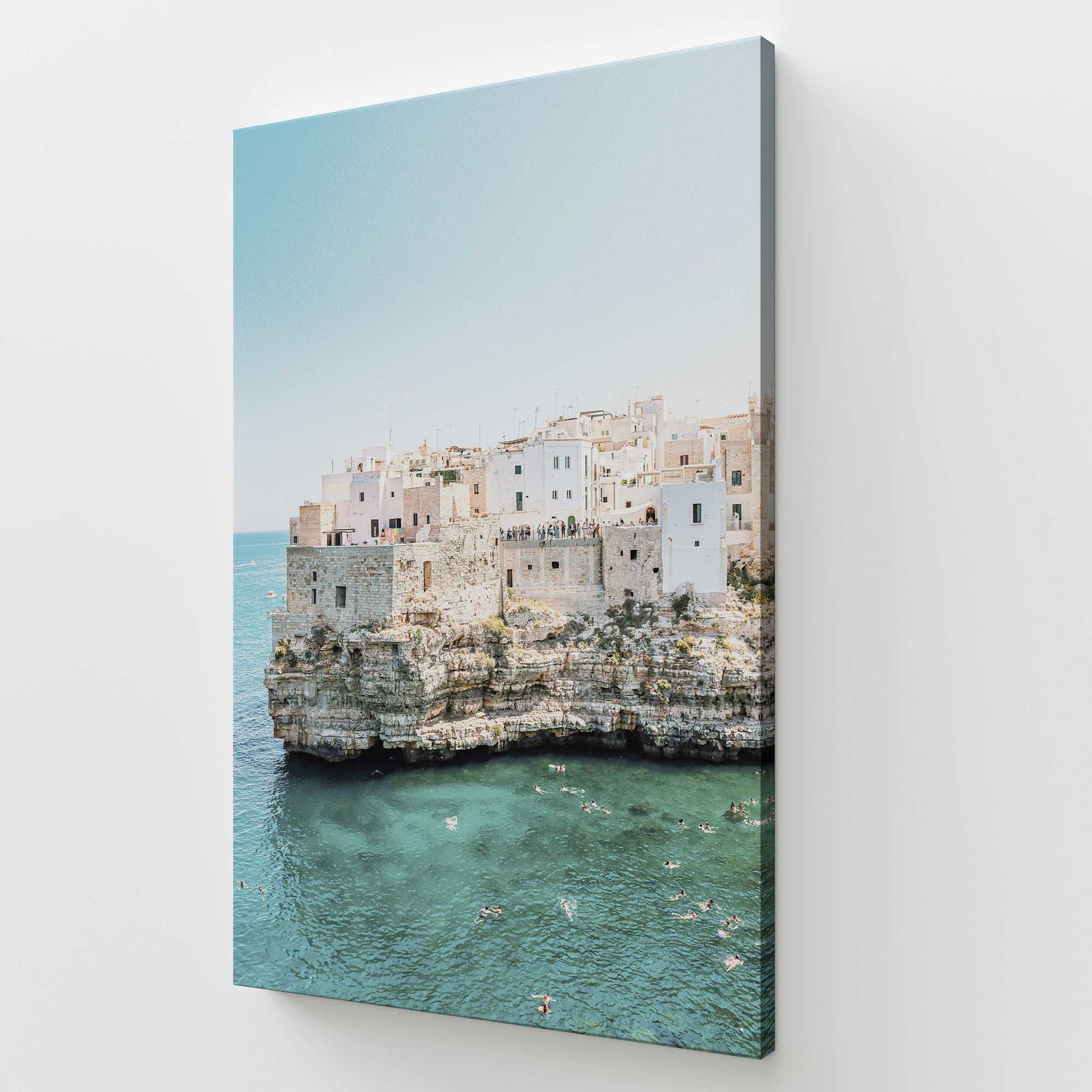 [Color:Stretched Canvas], Picture of art at an angle