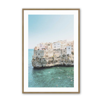 [Color:Brushed Gold] Picture of art in a Brushed Gold frame