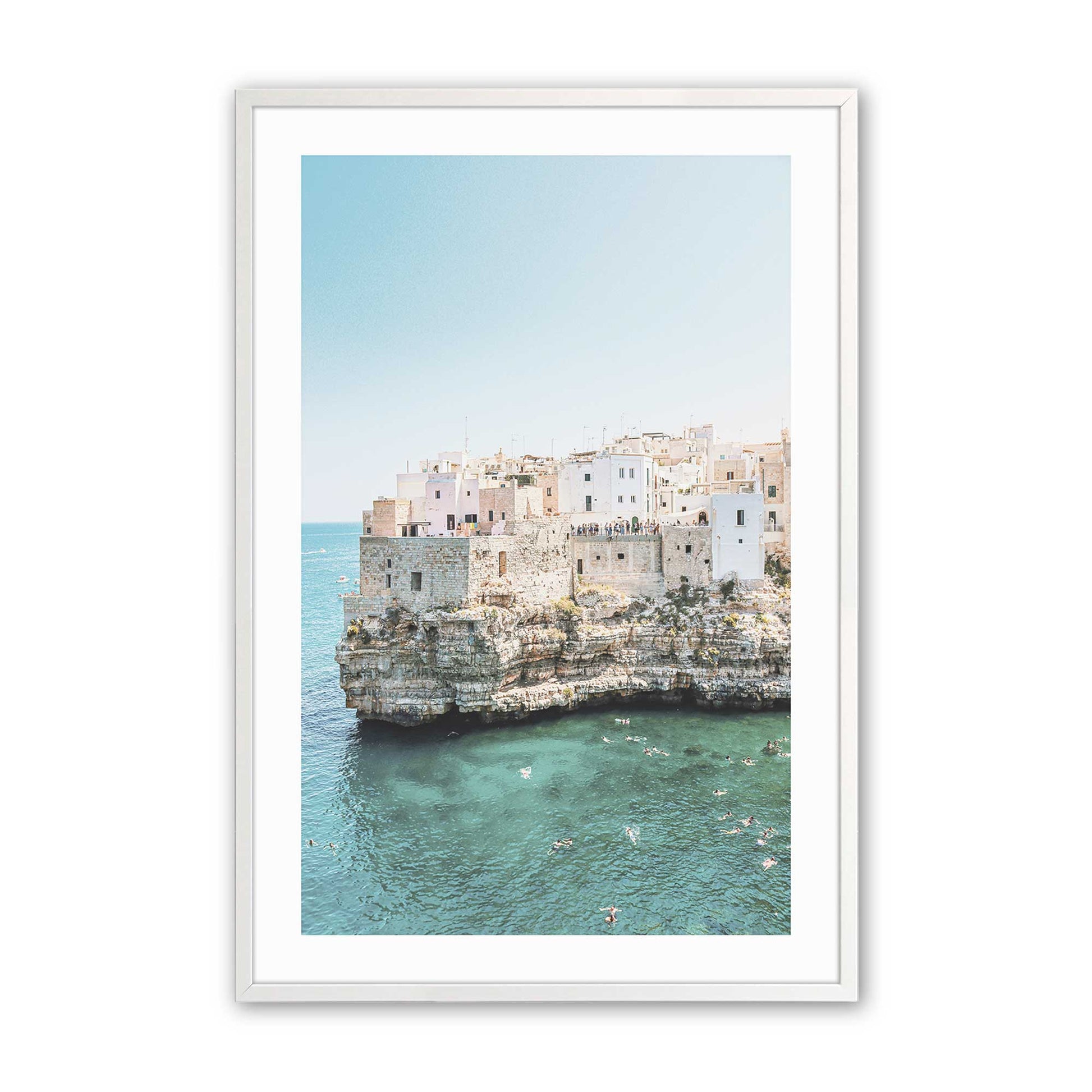 [Color:Opaque White] Picture of art in a Opaque White frame