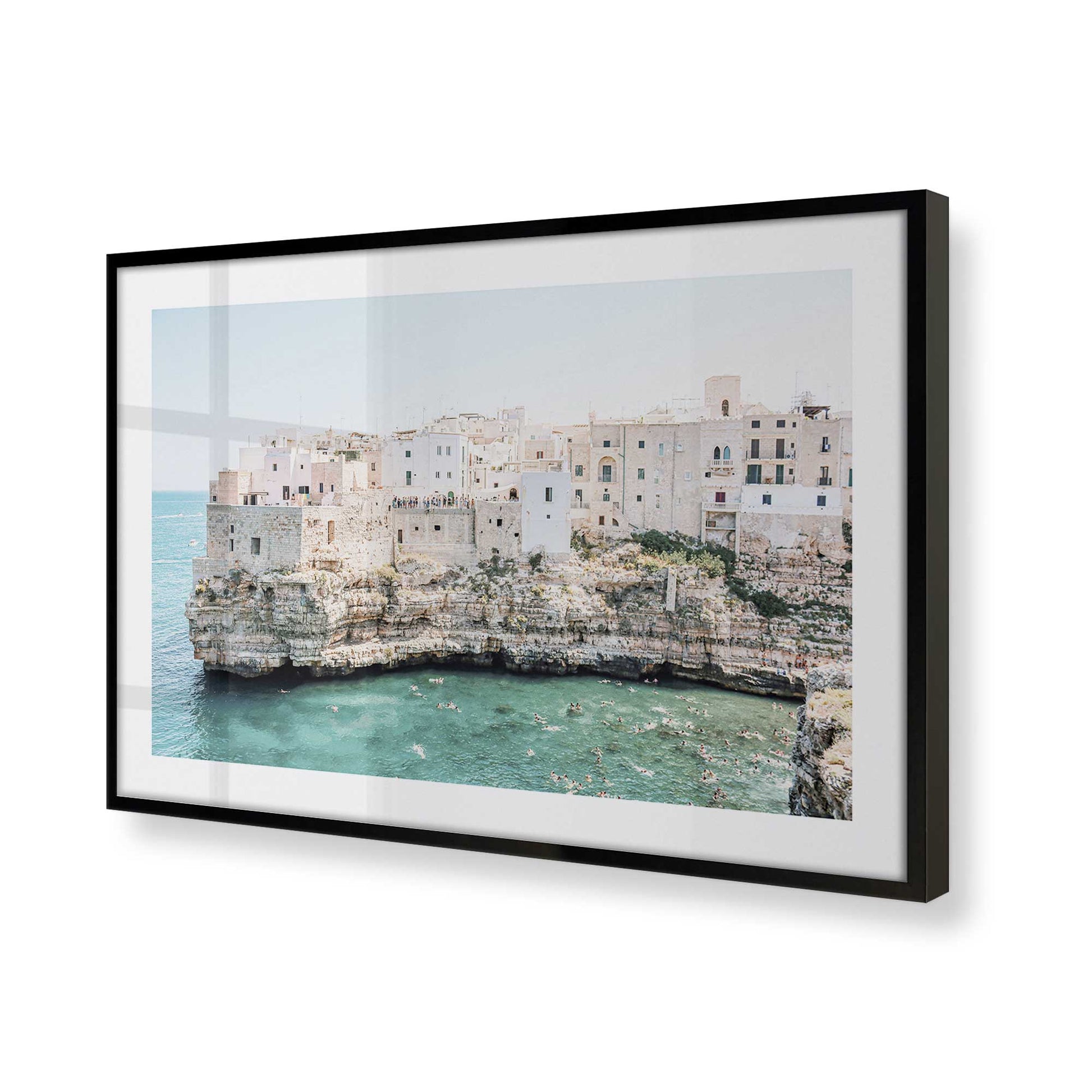 [Color:Satin Black] Picture of art in a Satin Black frame of the corner