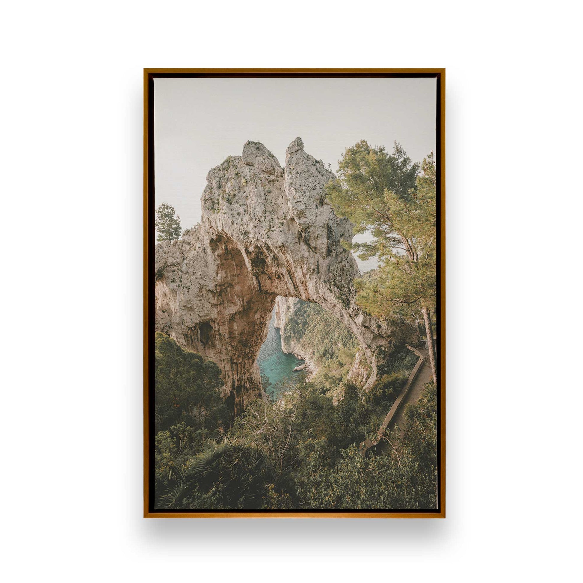 [Color:Polished Gold] Picture of art in a Polished Gold frame