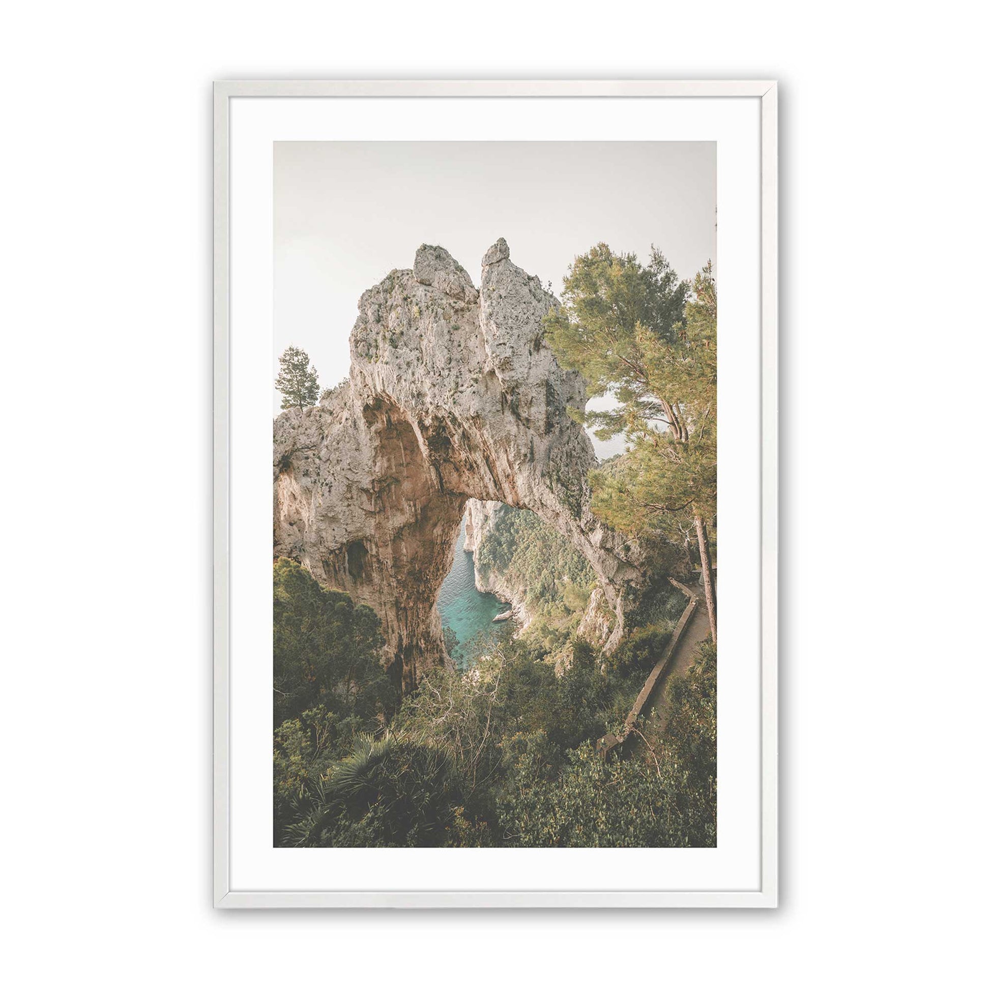 [Color:Opaque White] Picture of art in a Opaque White frame